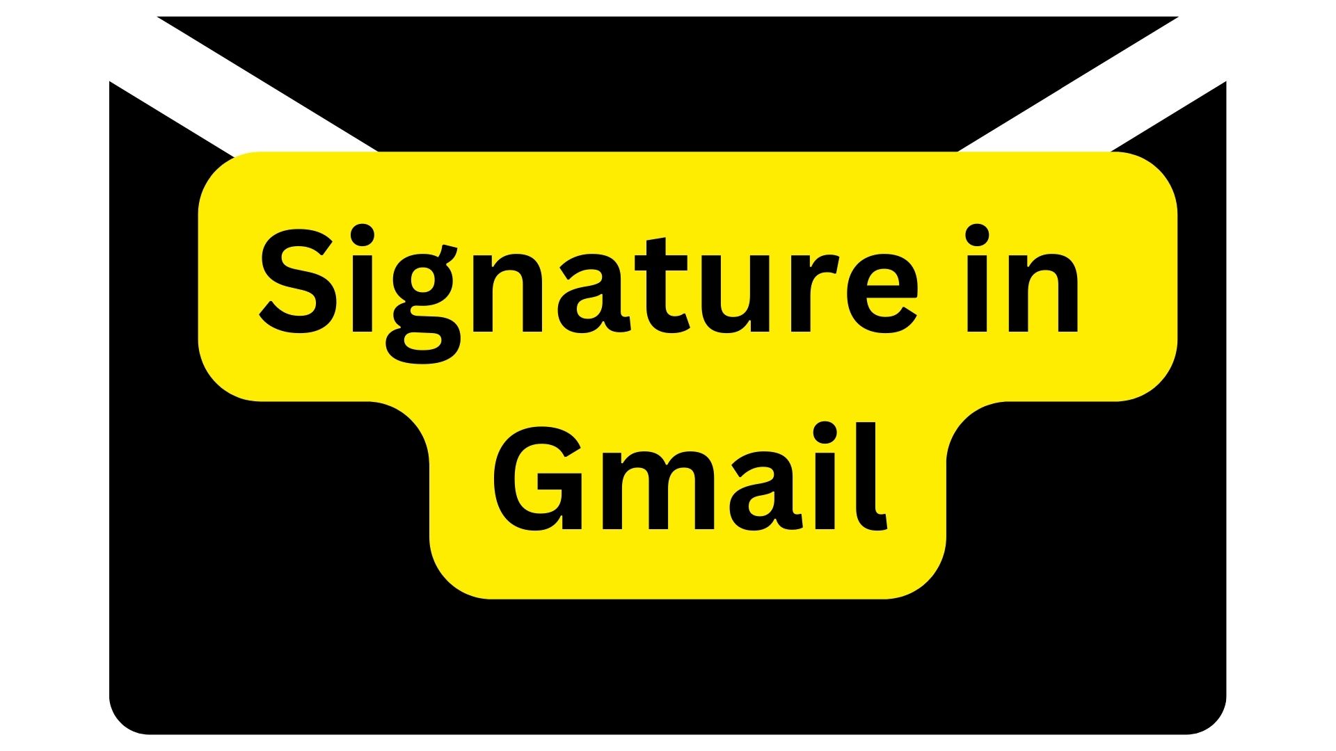 how to add a signature in gmail