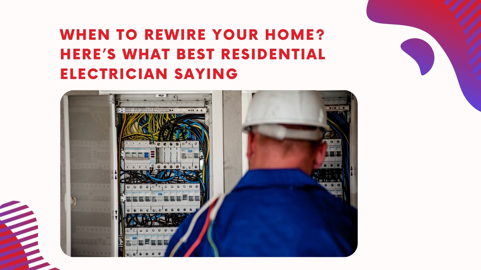 residential electrician Sydney