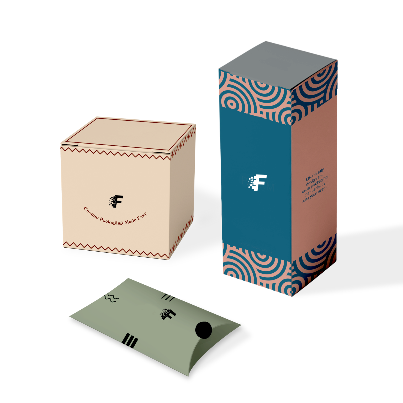 Fast packaging boxes